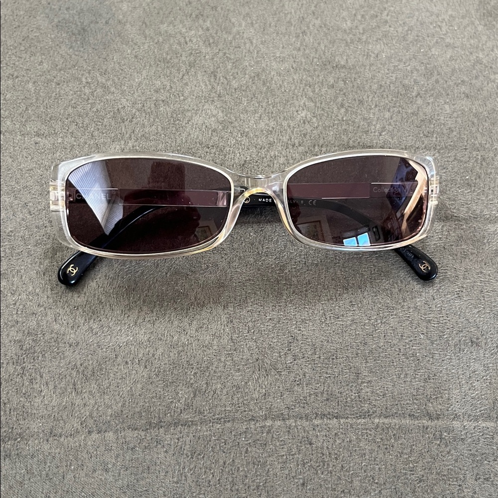 Chanel Rectangular Sunglasses, Euc - image 2
